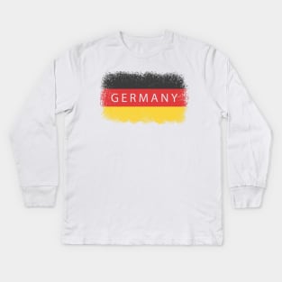 Germany Flag Kids Long Sleeve T-Shirt